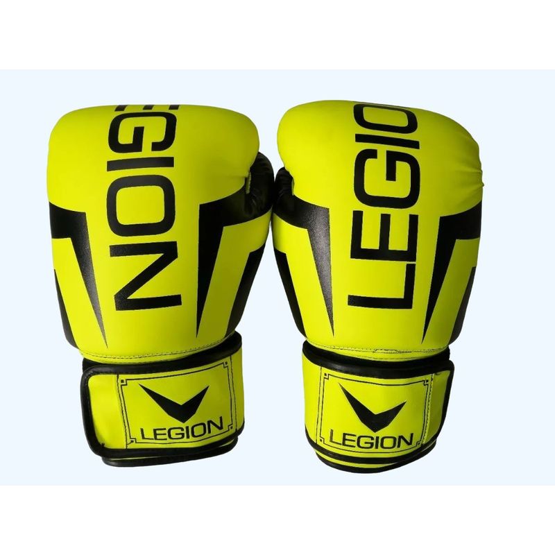 LEGION - Guantes Boxeo  Legion 14 Onzas Verde Neon