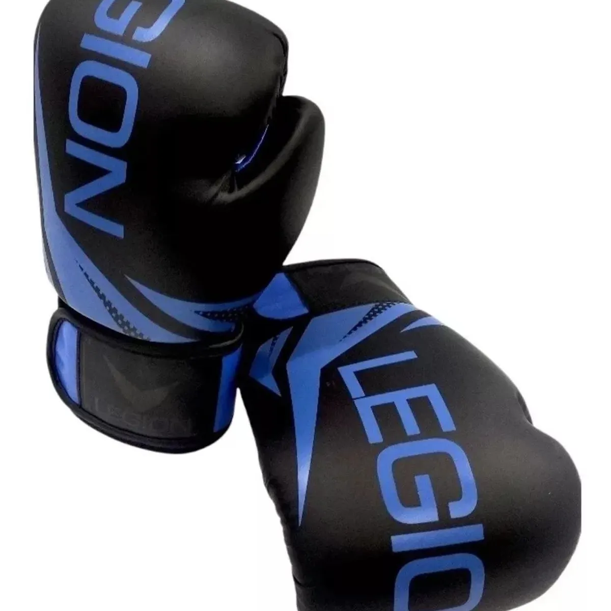 LEGION - Guantes Boxeo  Legion 12 Onzas Negro Azul
