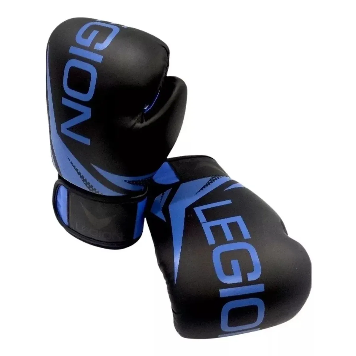 LEGION - Guantes Boxeo  Legion 12 Onzas Negro Azul