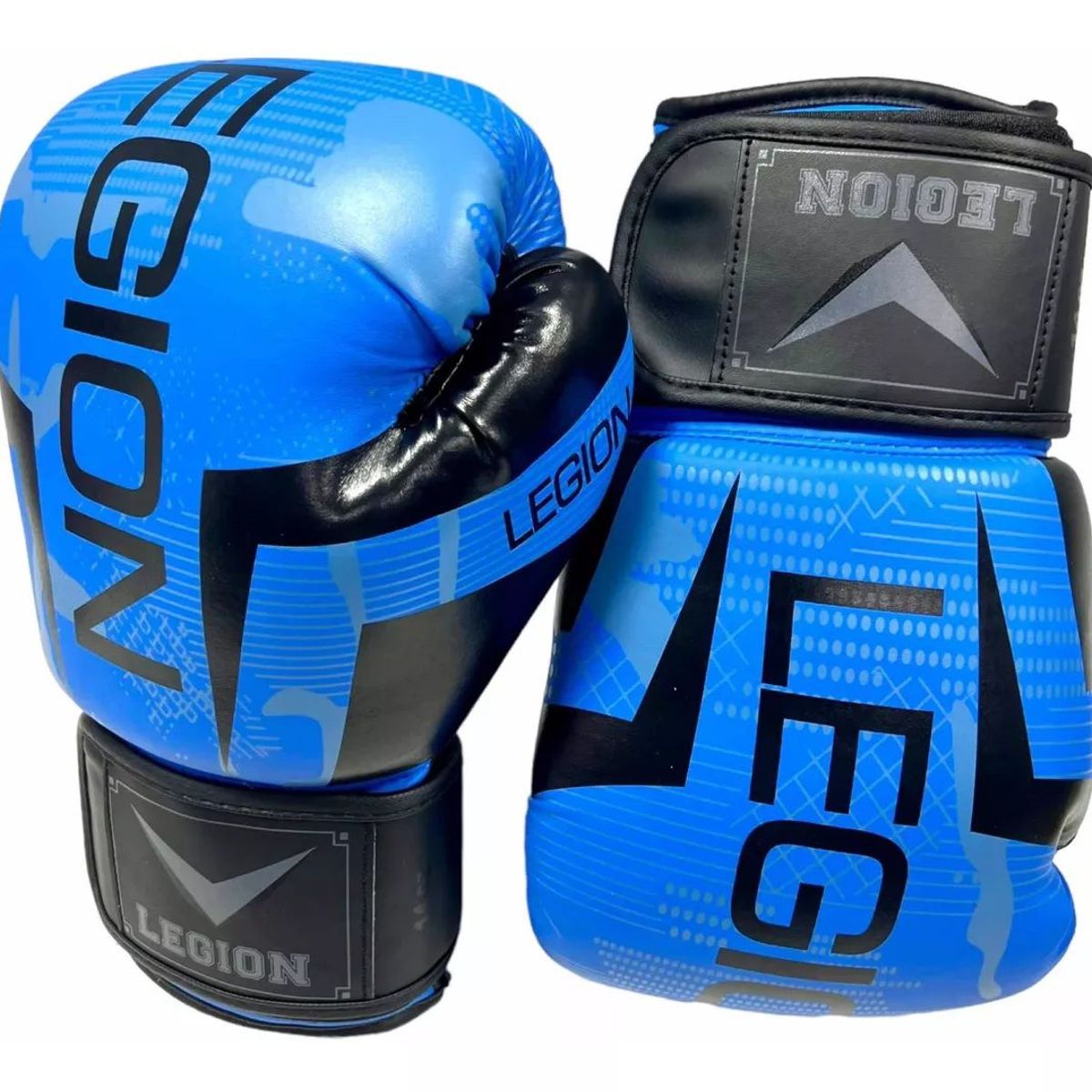 LEGION - Guantes Boxeo  Legion 14 Onzas Azul Negro