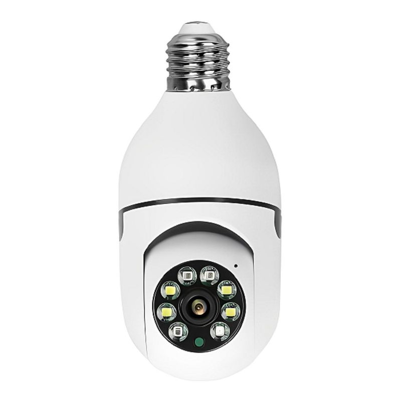 GENERICO - Cámara Ip Robótica Bombillo Wifi 360° Visión Nocturna