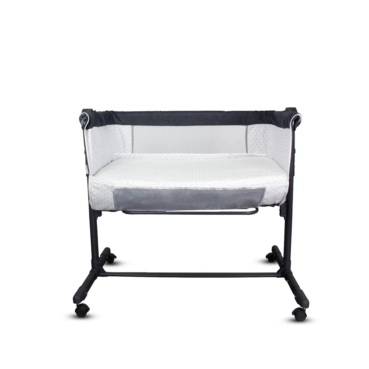 BEBESIT - Cuna Colecho Bebé Funcion Mecedora Side By SideNegra Bebesit