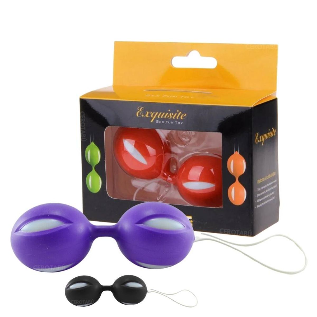 GENERICO - Bolas Chinas Vaginales Kegel Con Peso Vibración En Silicona