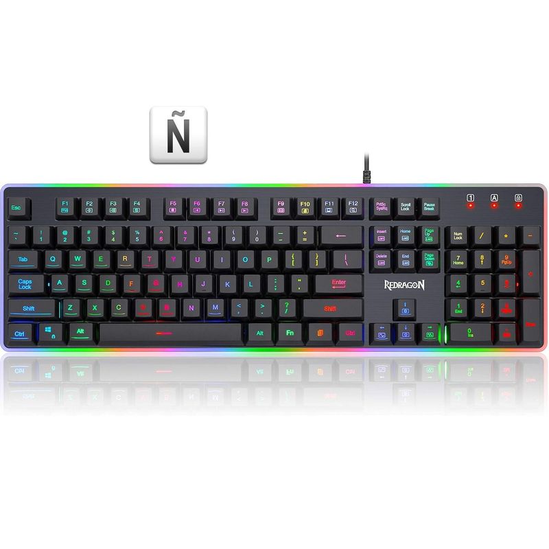 REDRAGON - Teclado Gamer Redragon Dyaus 2 K509rgb - Rgb Lateral