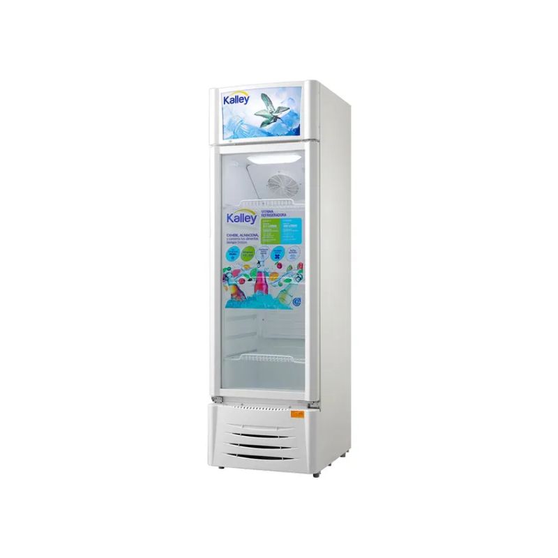 KALLEY - Vitrina KALLEY Frost Una puerta 211 Litros K-SC211L2 Blanco
