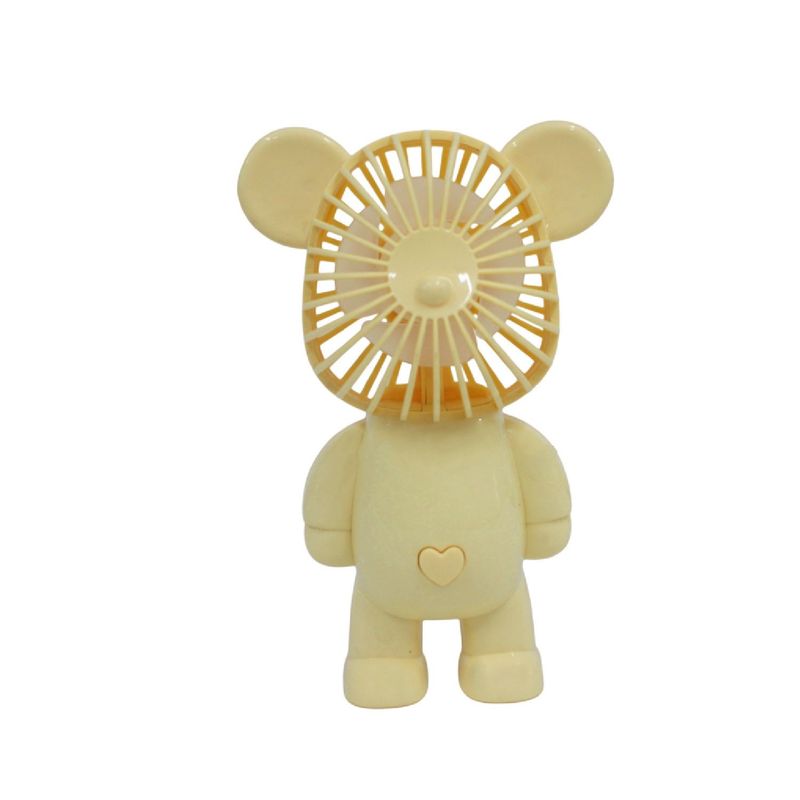 SHENGKE - Mini Ventilador Recargable Diseño Osito Portátil