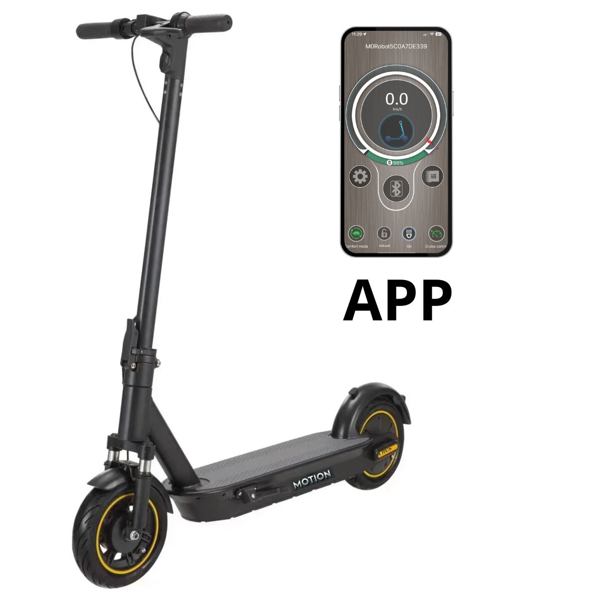 GENERICO - Patineta Scooter Eléctrica Inteligente Para Adultos 45 Km/h