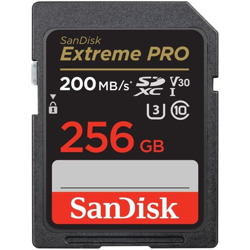 SANDISK - Sandisk Extreme Pro Sdxc Uhs-i Memoria 256 Gb 4K 200mb/s