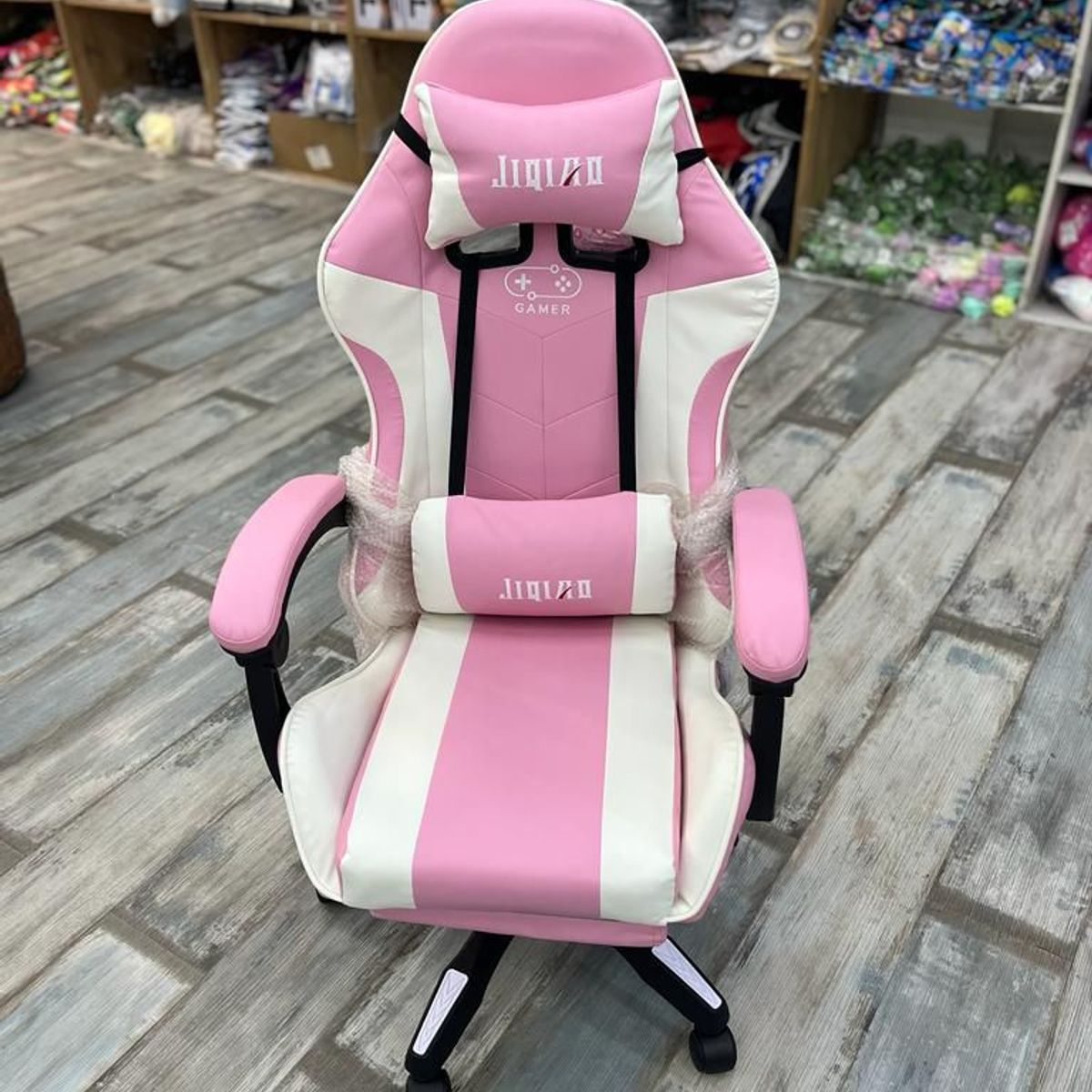 ERGONOMUS - Silla Gamer Pro Ergonomica Reclinabl giratoria Oficina Escritorio Rosa
