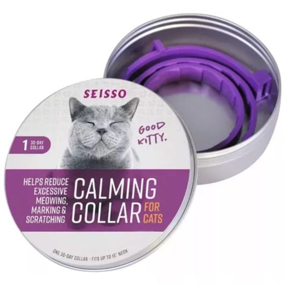 PETS AND FRIENDS - Collar Feromonas Para Gatos Calmante Tranquilizante