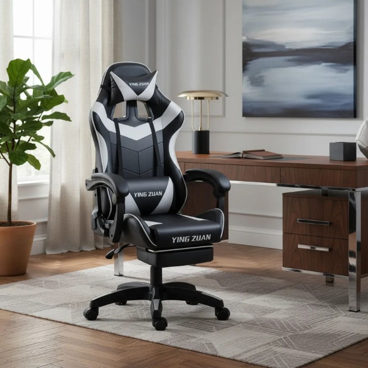 ERGONOMUS - Silla Gamer Pro Ergonomica Reclinable giratoria Oficina Escritorio