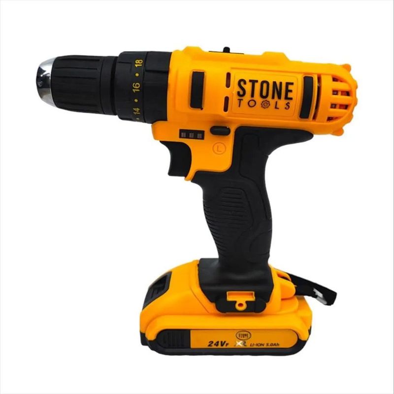 GENERICO - Taladro Inalámbrico Profesional 24v Percutor Accesorios  Profesional