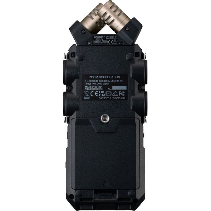 ZOOM - Zoom H6 Essential Grabadora de audio de 6 pistas y 32 bits