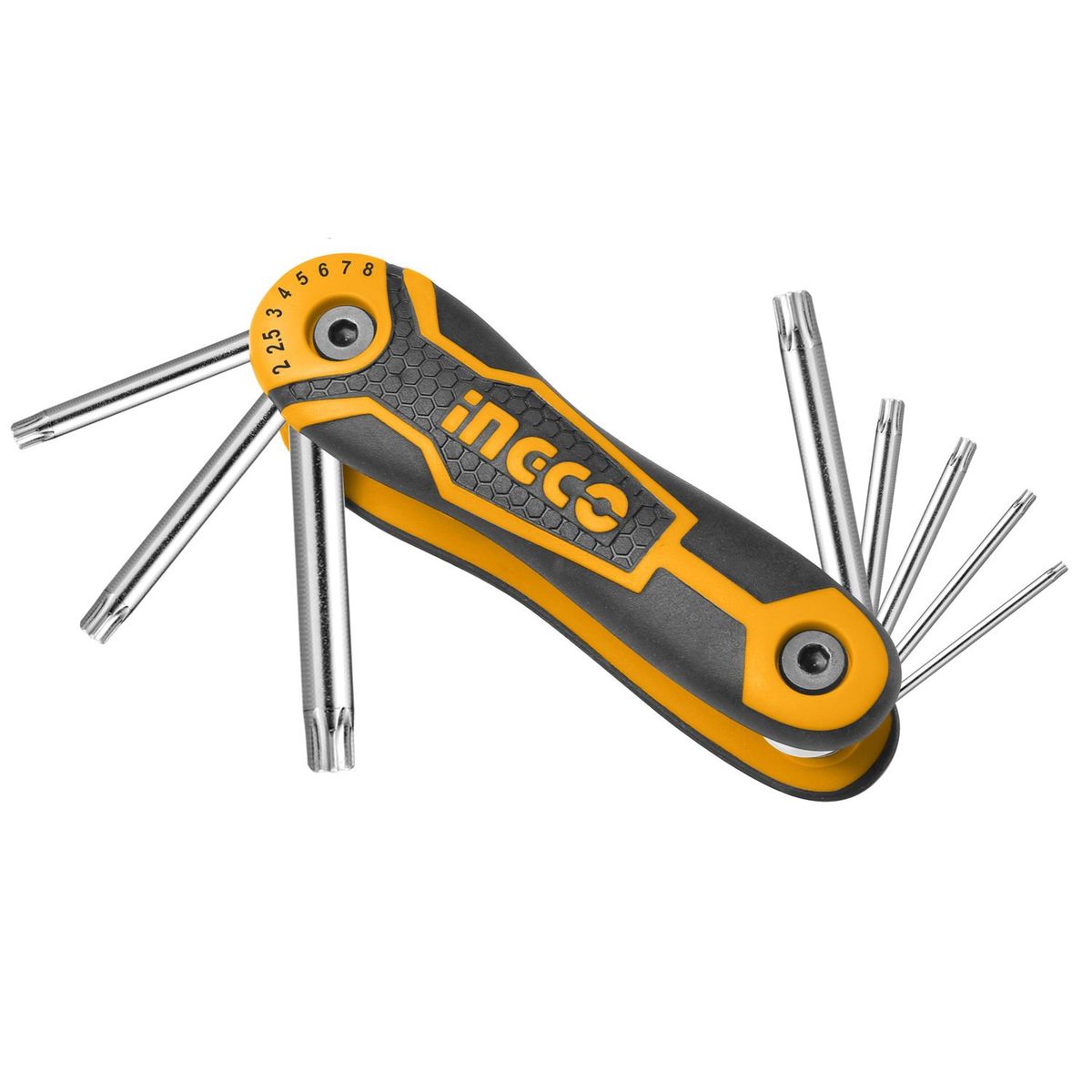 INGCO - Llaves Torx Ingco navaja T9T10T15T20T25T27T30T40
