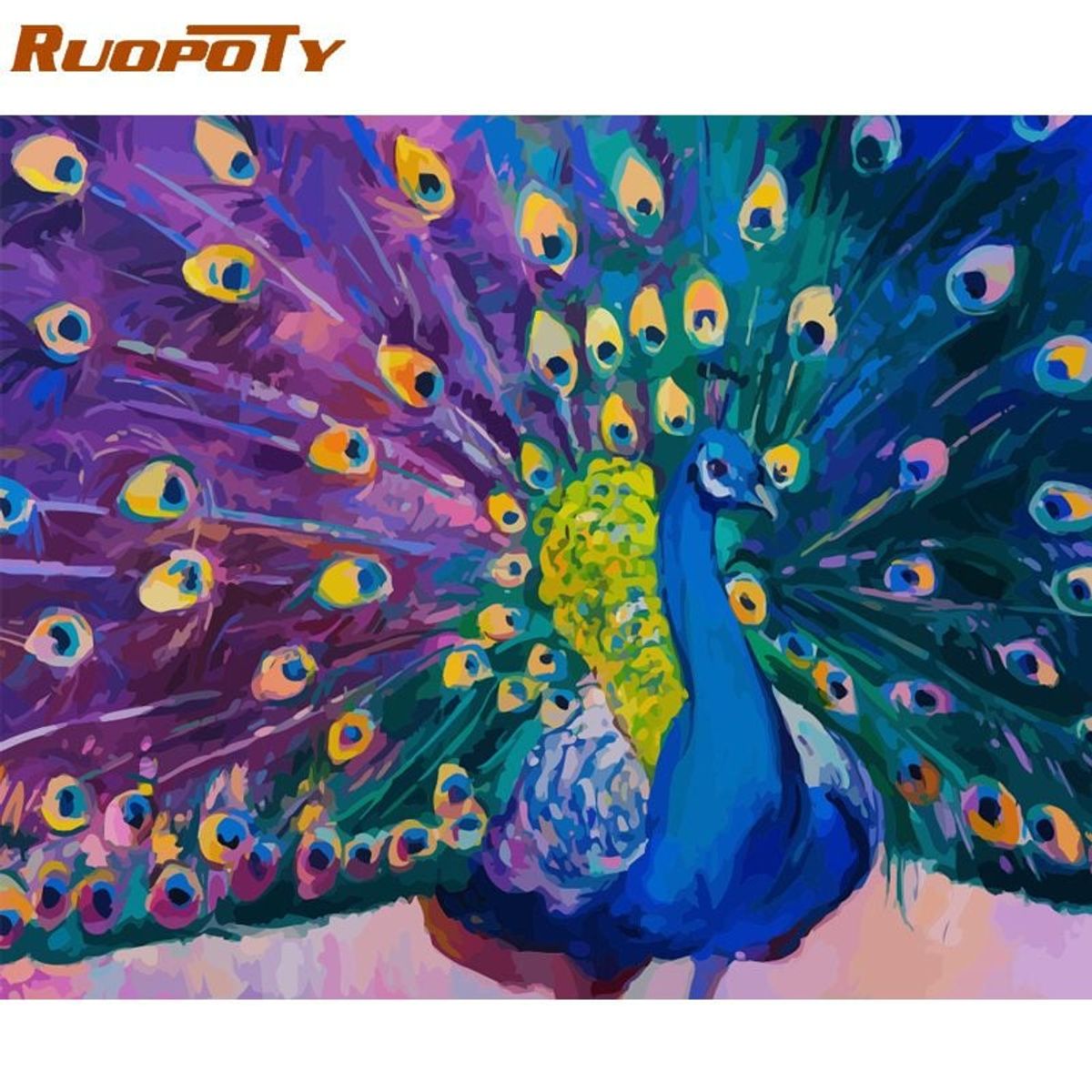 AGUGU STORE - Kit Para Pintar Por Números Lienzo 50x40cm