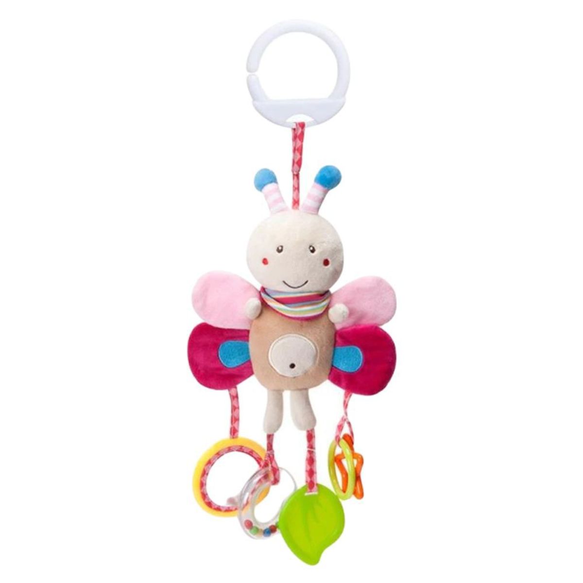 GENERICO - Sonajero Para Bebe De Felpa con Mordedor Para Cuna y Coche