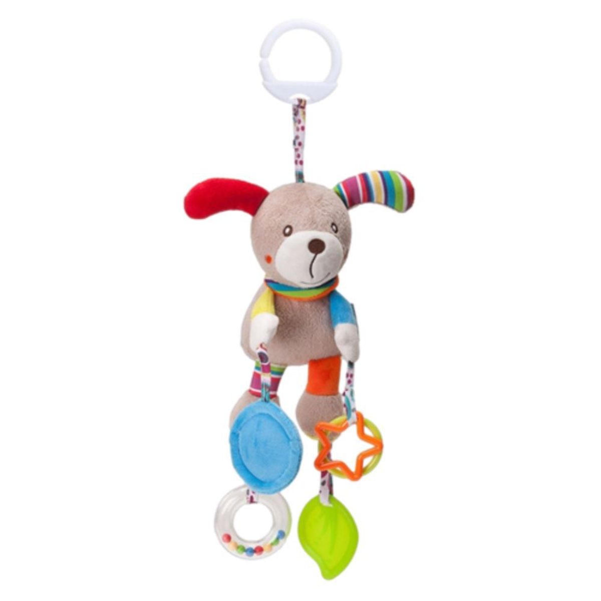GENERICO - Sonajero Para Bebe De Felpa con Mordedor Para Cuna y Coche