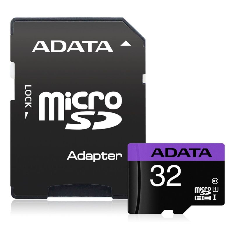 ADATA - Memoria MicroSD ADATA 32GB + Adaptador Clase 10