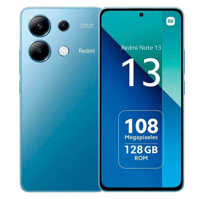 XIAOMI - Celular Redmi Note 13 6RAM 128GB 5000mAh 33w Azul