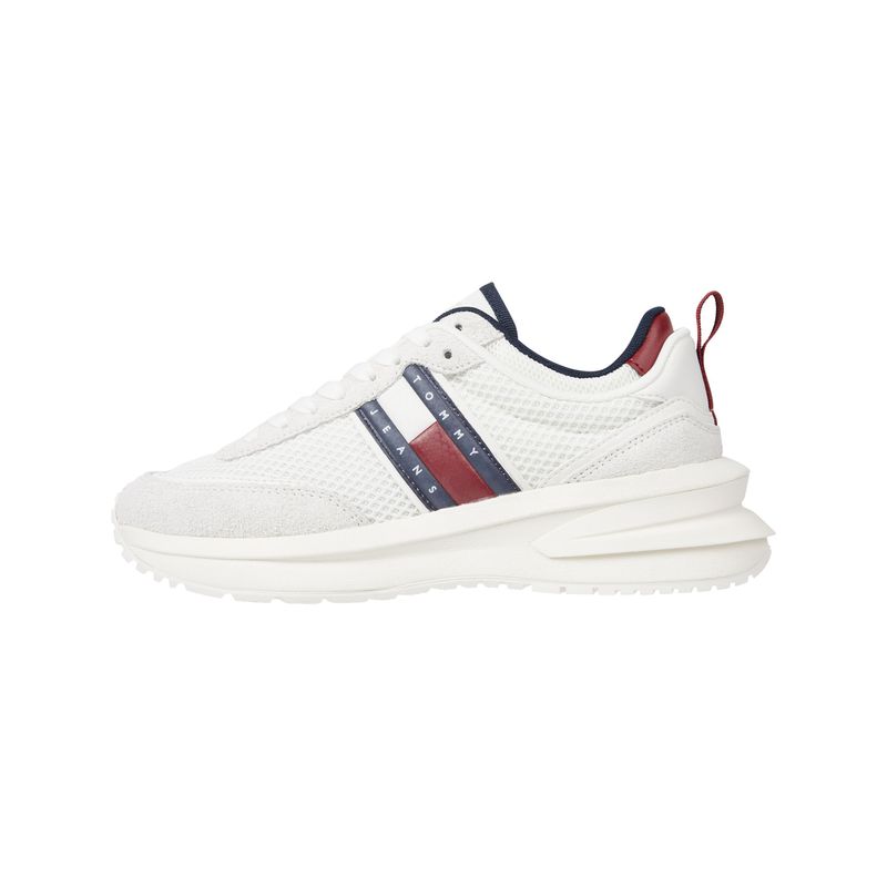 TOMMY HILFIGER - Tenis De Running Técnicas De Cuero Tommy Hilfiger