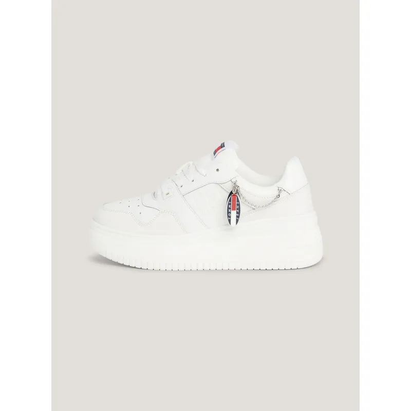 TOMMY HILFIGER - Tenis Blancos Retro De Plataforma Para Mujer  Tommy Hilfiger