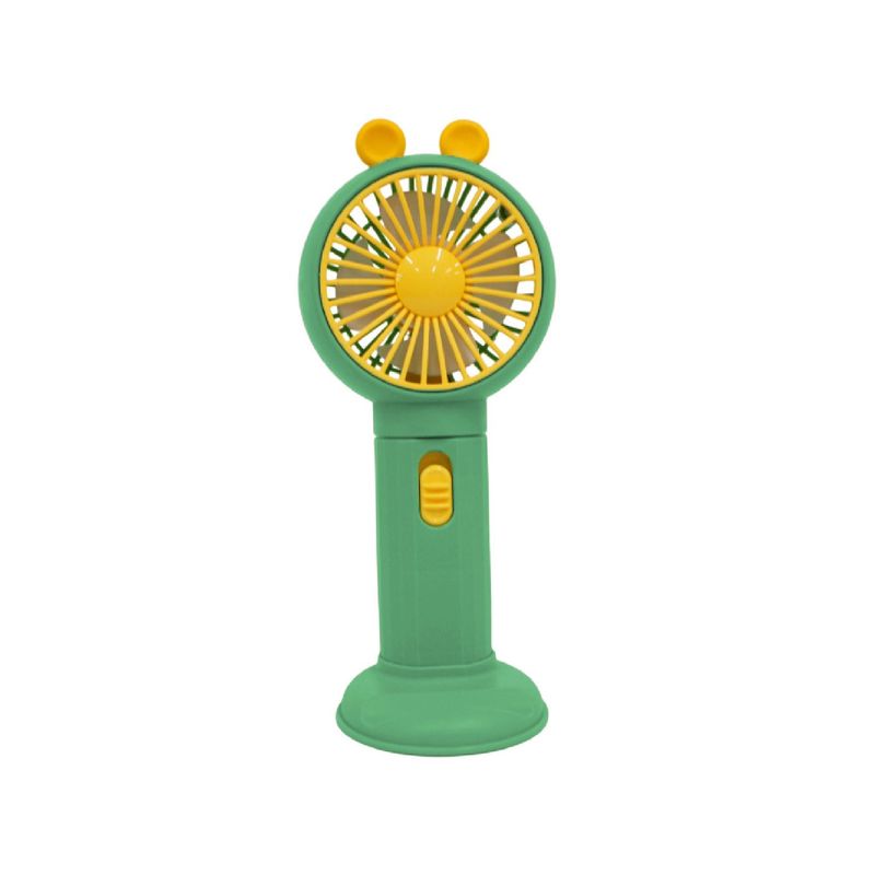 DIANSHENG - Mini Ventilador Recargable Con Soporte Para Celular Portatil