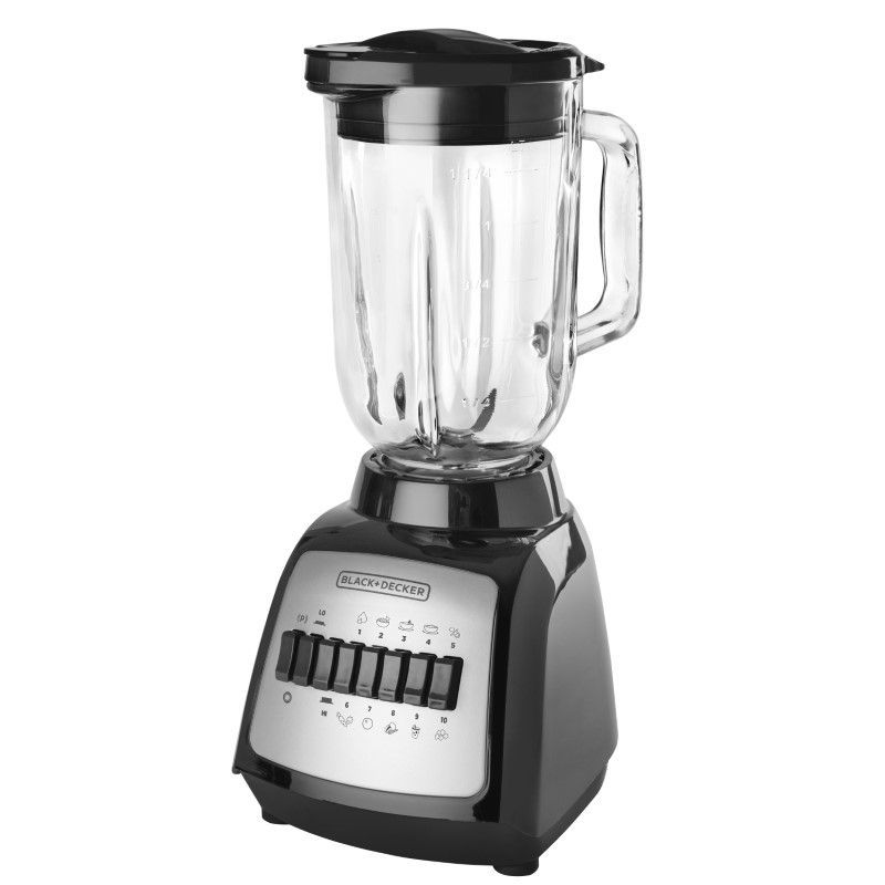 BLACK+DECKER - Licuadora Black+Decker Durapro BLBD210GB 1.25 L vaso de vidrio 120V