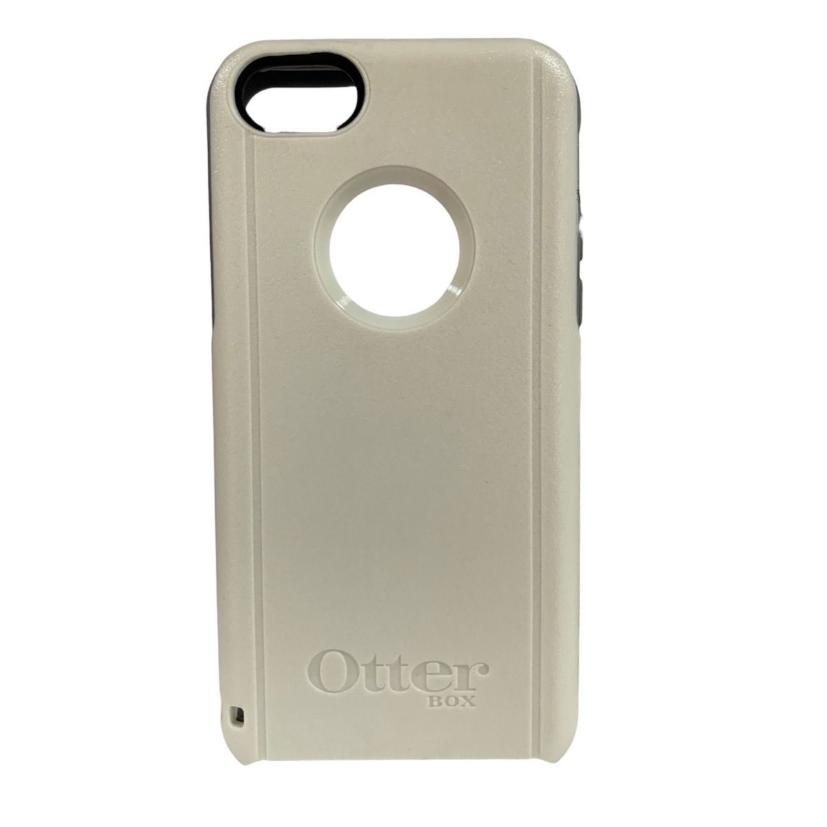 OTTERBOX - Estuche Otterbox Commuter Para iPhone 5c- Blanco con Gris