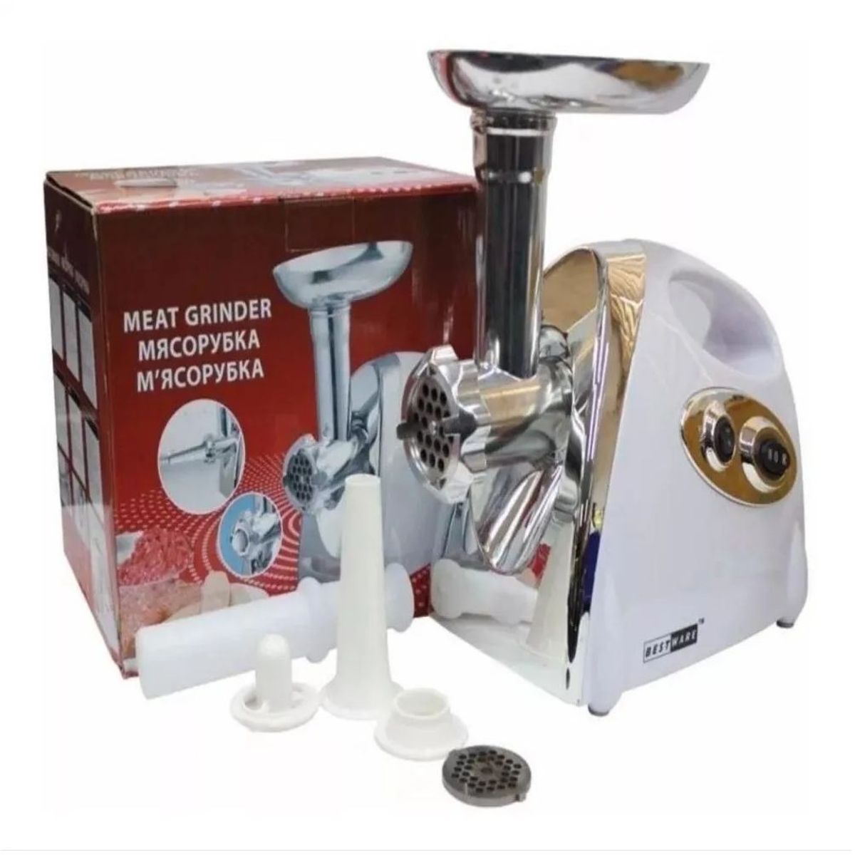SKY - Molino De Carne Electrico 3 Discos Reversible