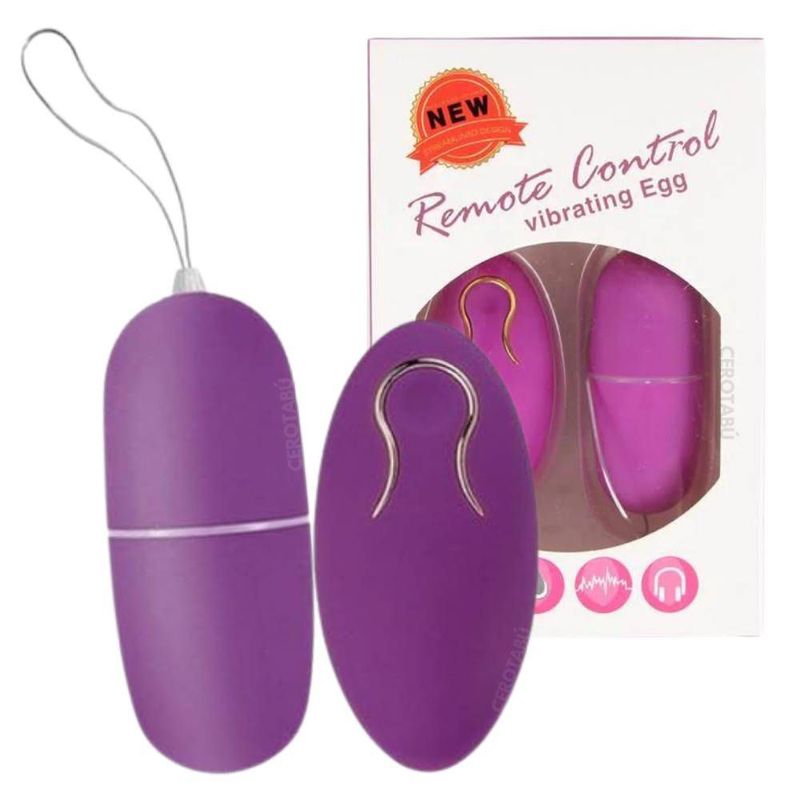 GENERICO - Huevo Vibrador Inalámbrico A Control Remoto 10 Vibraciones