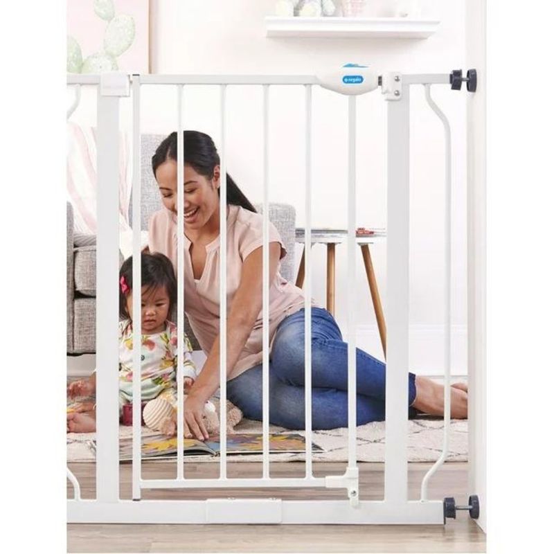 GENERICO - Reja Puerta De Seguridad Grande Para Bebes Niños Y Mascotas