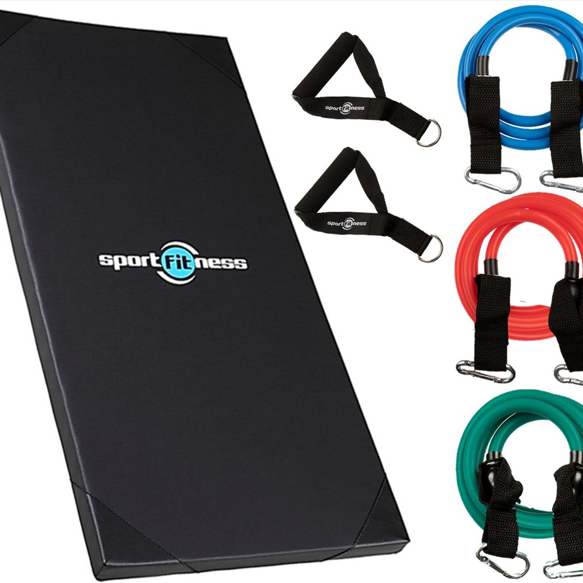 SPORT FITNESS - Colchoneta Profesional + Kit Teratubos Sportfitness Gym
