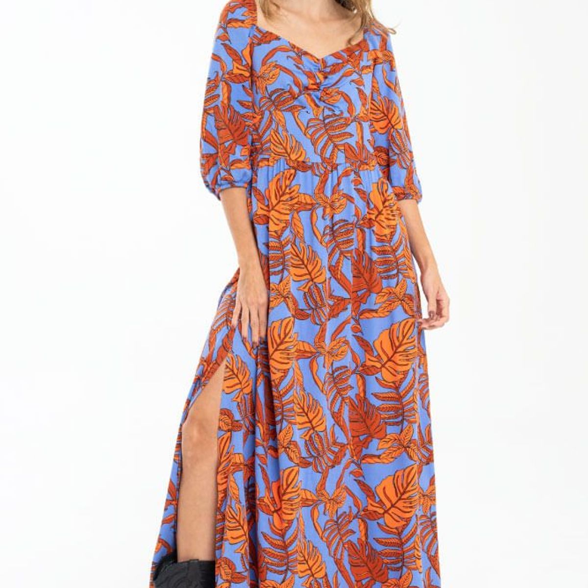 RAGGED - Vestido marbella Morado brillante Ragged