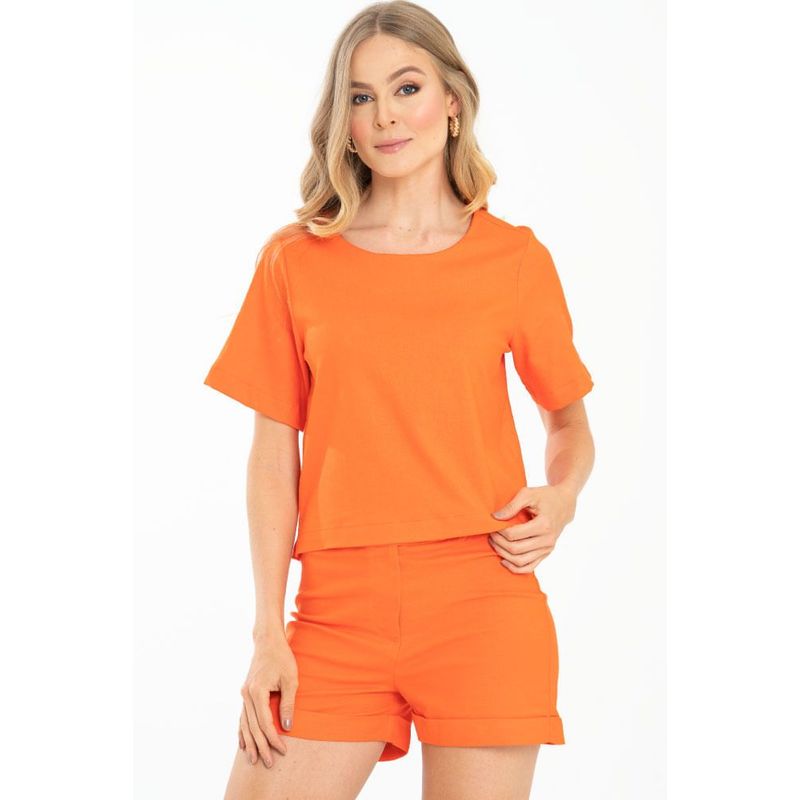 RAGGED - Short audrey lino Naranja Ragged
