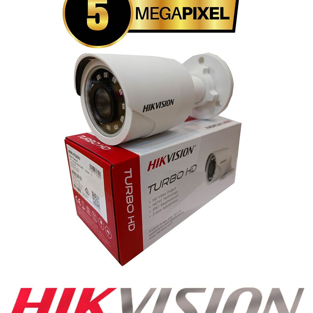 HIKVISION - CAMARA DE SEGURIDAD HIKVISION 5MP BALA PARA DVR