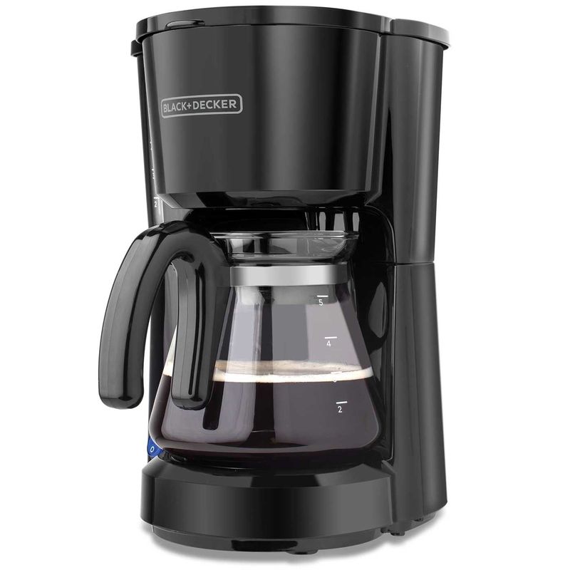 BLACK+DECKER - Cafetera 5 Tazas Black+Decker filtro permanente CM0701B