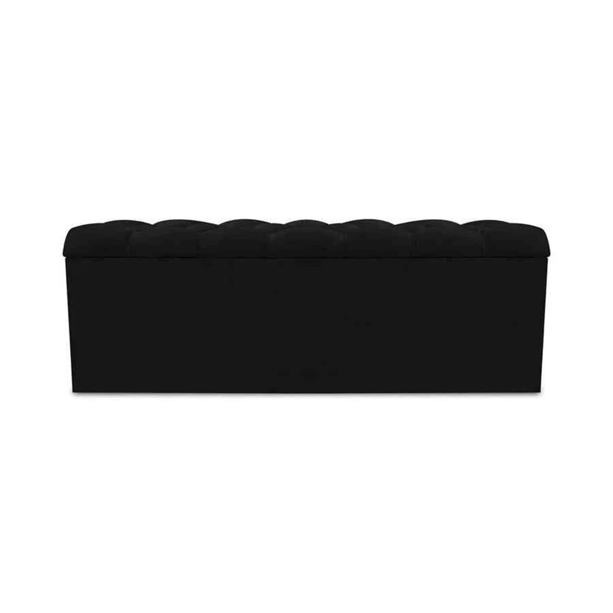 MAGIC CLASS - PUFF BAÚL ZAPATERO DIAMOND 90X50X40 ECOCUERO NEGRO