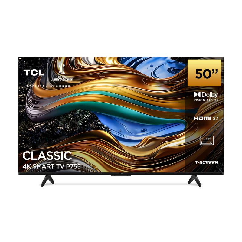 TCL - TV TCL 50" Pulgadas 127 cm 50P755 4K-UHD Smart TV Google