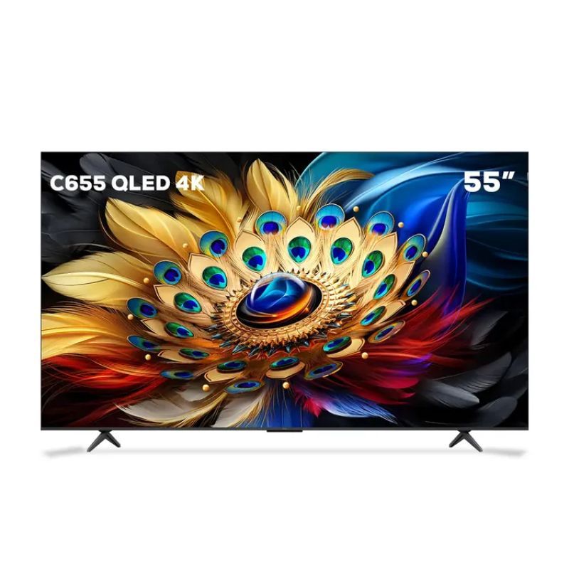 TCL - TV TCL 55" Pulgadas 139 cm 55 C655 4K-UHD QLED Smart TV Google