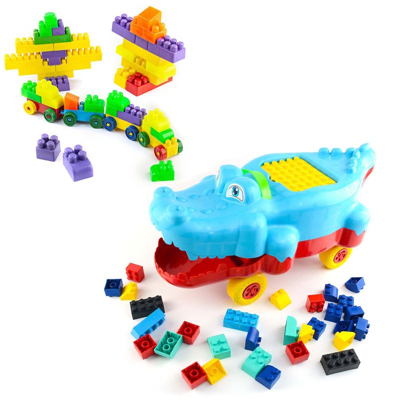 ENERGY PLUS - Kit Armotodo X72 +Cocodrilo Montable + Bloques para Aprender