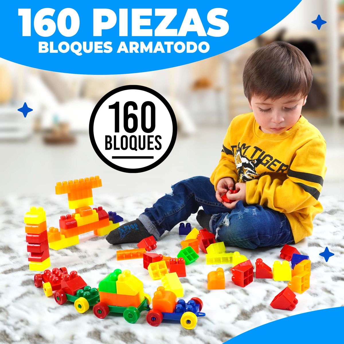 ENERGY PLUS - Mega Bloks X160 Creatividad y Aprendizaje Divertido jugando
