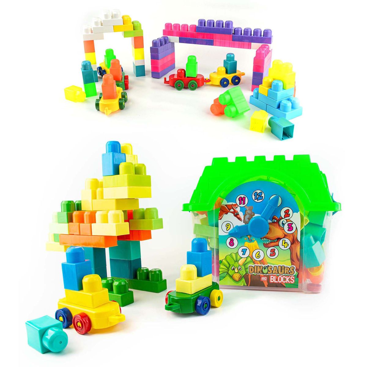 ENERGY PLUS - Superbloques + Casa Didáctica 180 pzas juego y Creatividad