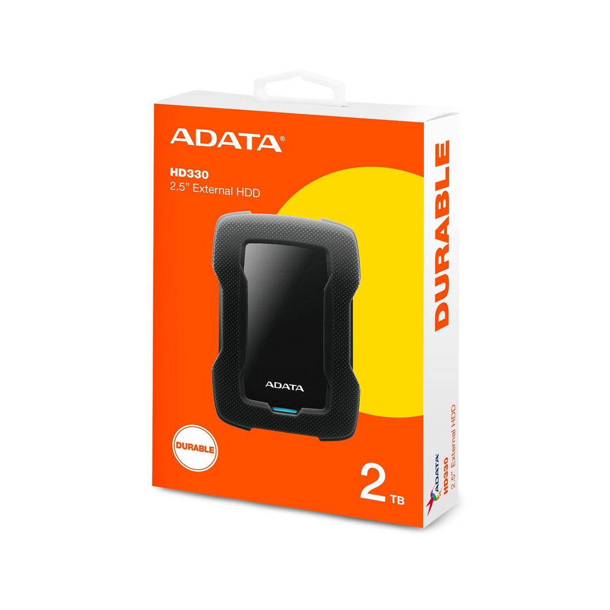 ADATA - Disco Duro Externo 2tb Antigolpes Adata Hd330 Usb Ps5 Xbox
