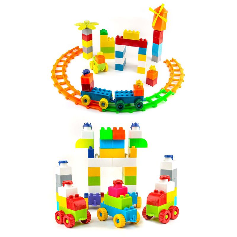 ENERGY PLUS - Juego Creativo completo 240 pzas Granja Bloques + Armotodo