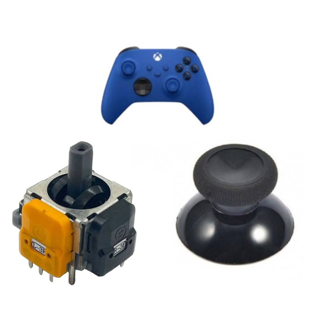 GENERICO - Joystick Magnetico Anti- Drift + Capucha Compatible Con Xbox