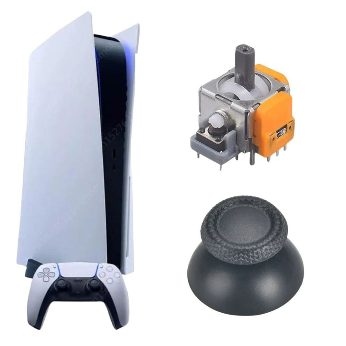 GENERICO - Joystick Magnetico Anti- Drift + Capucha Compatible Con Ps5