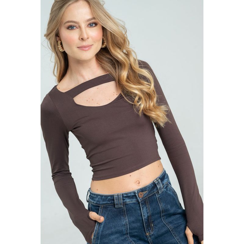 RAGGED - Crop top outta Cafe puro Ragged