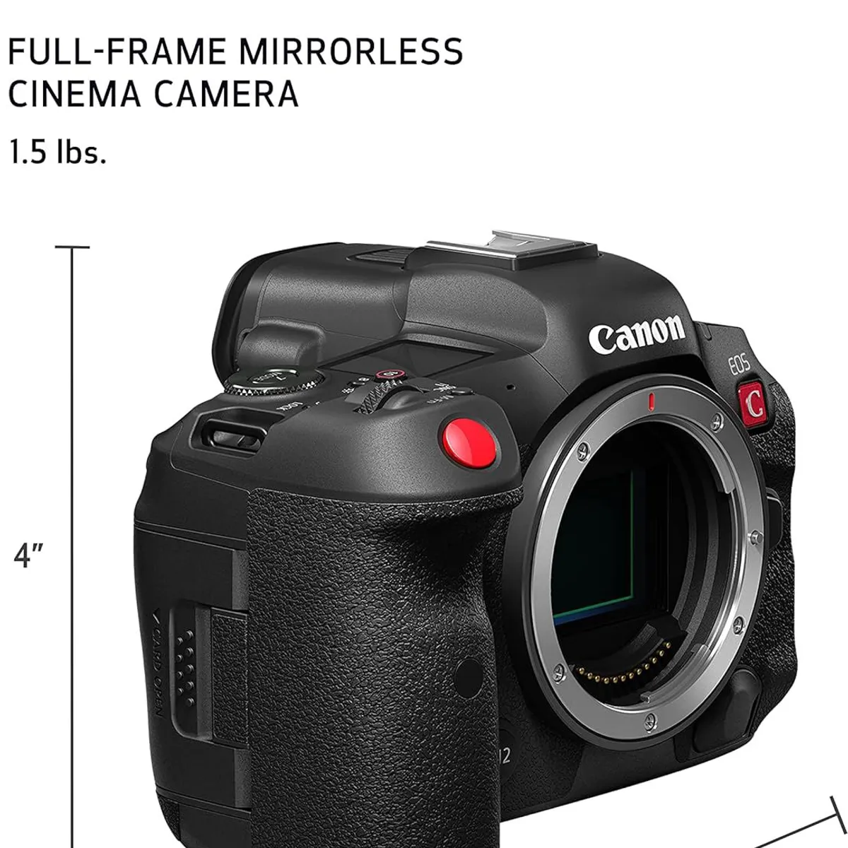 CANON - Cámara Canon Eos R5 C Cámara De Cine Digital Híbrida 8k 45mpx