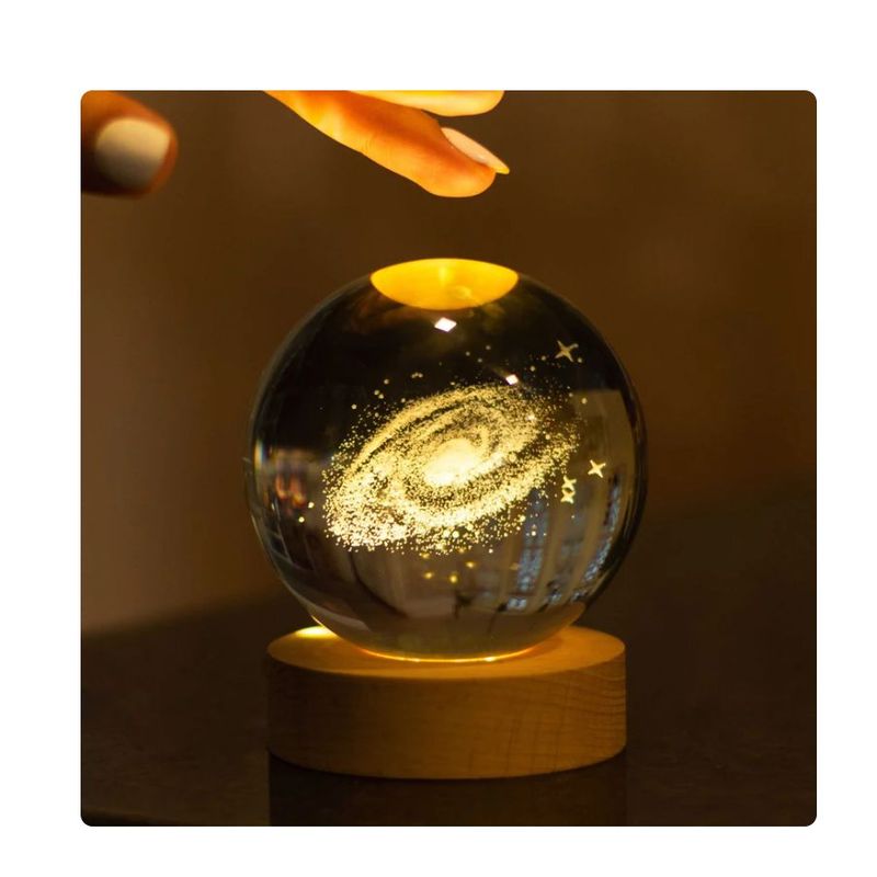 GENERICO - Esfera 3D Galaxia Lampara