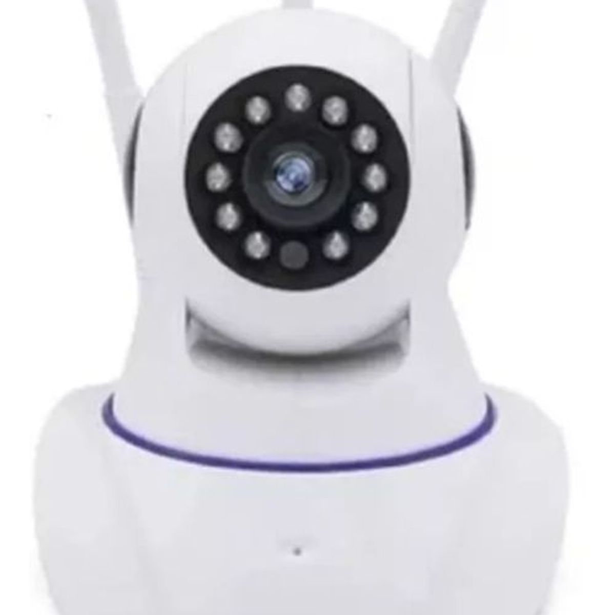 GENERICO - Cámara Robótica 3 Antena Vision Nocturna Wifi 1080p Micro Sd Color Blanca